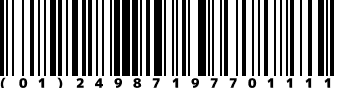 (01)24987197701111