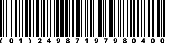 (01)24987197980400