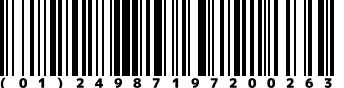 (01)24987197200263